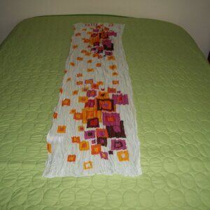 H&M Abstract Design 100% Viscose Scarf